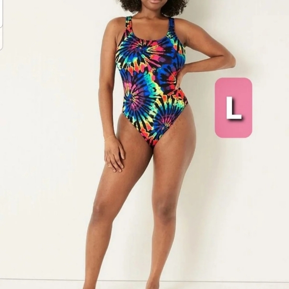 🌈 New Victoria's Secret PINK swimsuit tie dye - Picture 5 of 7